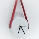 Cinturino clock small size in ceramic and leather Marco Rocco