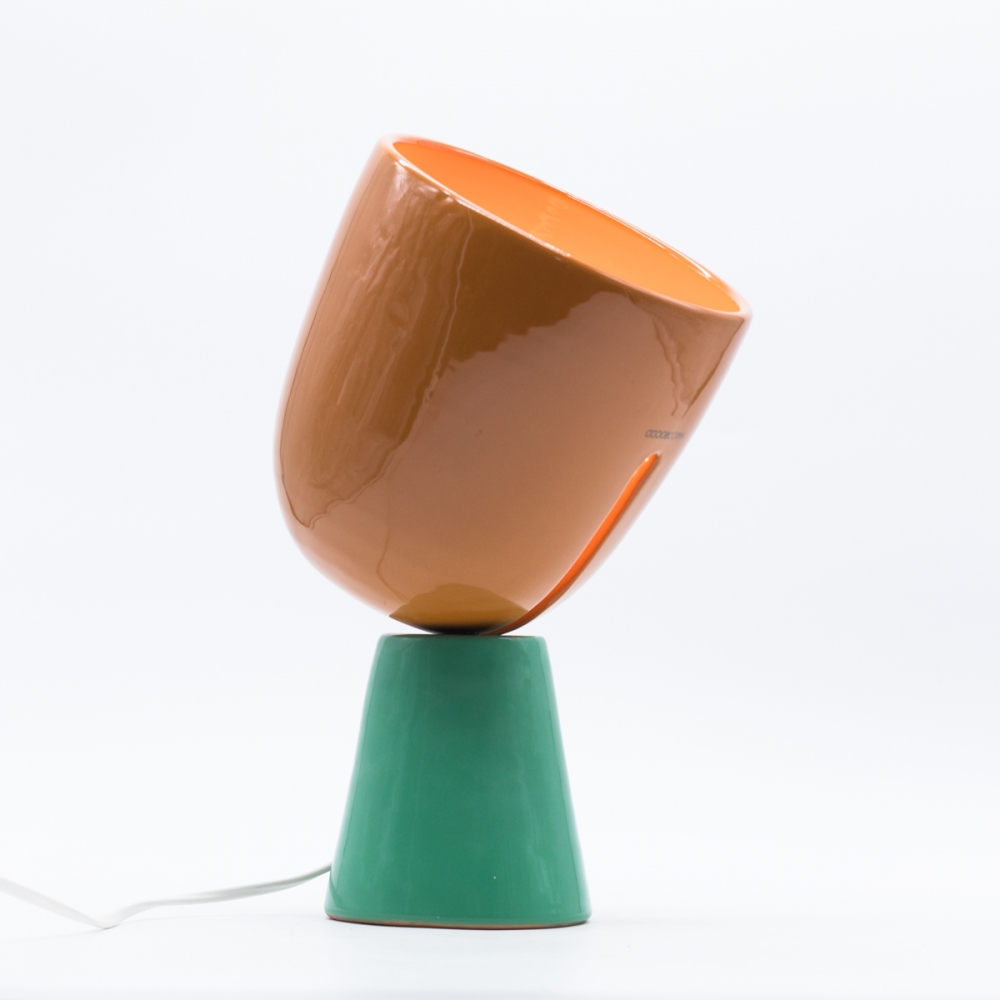 Table lamp U in ceramic Marco Rocco